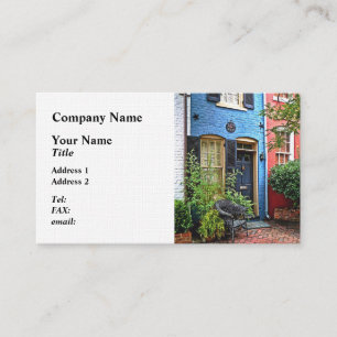 Carte De Visite Alexandria VA - Bâtiment Avec Feu