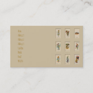 Carte De Visite Alice au pays des merveilles