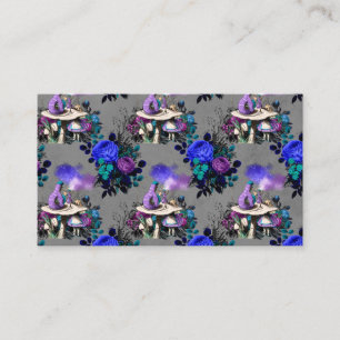 Carte De Visite Alice au pays des merveilles Fleurs de la chenille