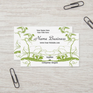 Carte De Visite Alice in Wonderland Bird, Illustrations de lapin