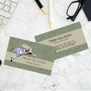 Carte De Visite Alice volante au pays des merveilles