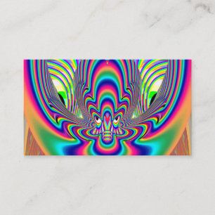 CARTE DE VISITE ALIEN OEIL FRAYANT