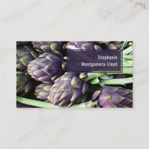 Carte de visite alimentaire moderne professionnel