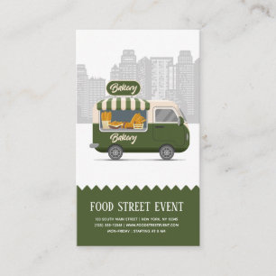 Carte De Visite Alimentation camion boulangerie de rue