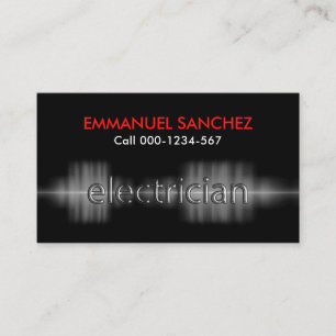 Carte De Visite Alimentation électrique par courant électrique Ele
