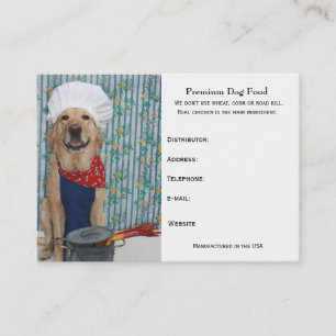 Carte De Visite Aliments pour chiens de la meilleure qualité