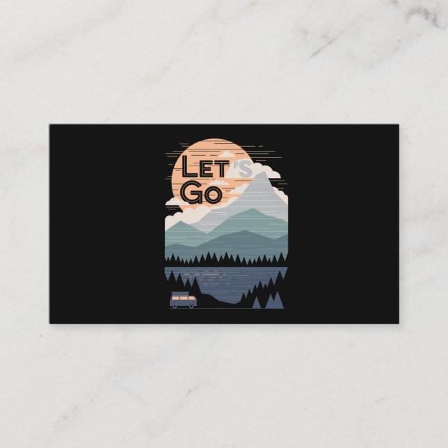 Carte De Visite Allez Camping, Go Camp (Devant)