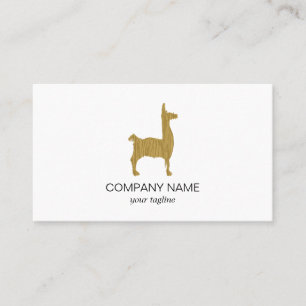Carte De Visite Alpaca LamaModern Cute Animal