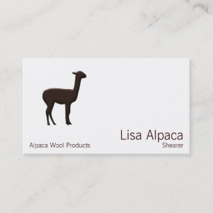 Carte De Visite Alpaga