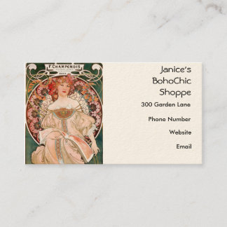 Carte De Visite Alphonse Mucha Peinture