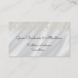 Carte De Visite Altérations de la soie sur les poteaux de Mariage