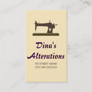 Carte De Visite Altérations Tailor Tailoring Seamstress, Tailor