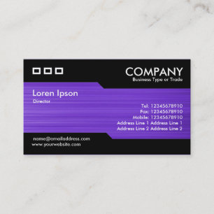 Carte De Visite Alternatif - Texture de violet brossé