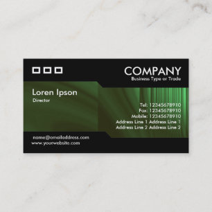Carte De Visite Alternatif - Texture verte de bouteille
