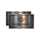 Aluminium métallique brossé | Bordure métallique