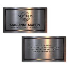 Aluminium métallique brossé | Bordure métallique