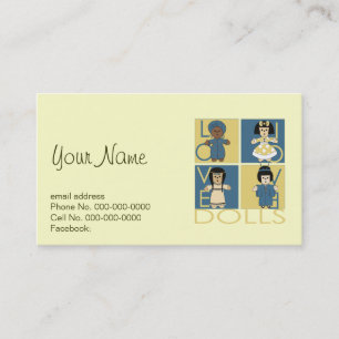 Carte De Visite Amant de poupée