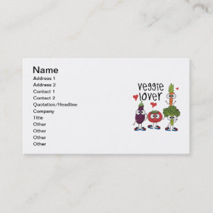 Carte De Visite Amant végétarien