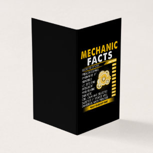 Carte De Visite Amateurs mécaniques  Faits mécaniques