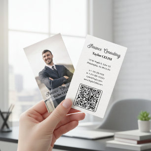 Carte De Visite Améliorez votre réseau avec le code QR professionn