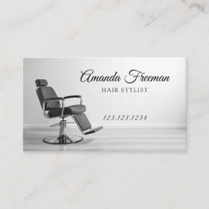 Carte De Visite Aménagement moderne des chaises de salon noir et b
