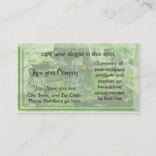 Carte De Visite Aménager en parc-cascade