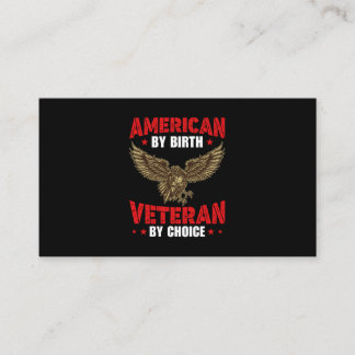 Carte De Visite American By Birth Veteran