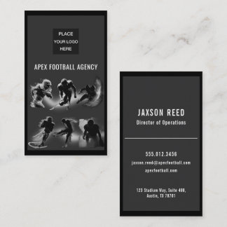 Carte De Visite American Football Sports Management-modern