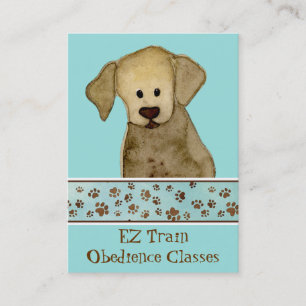 Carte De Visite "Amour de chiot," soin de jour Brown de chienchien
