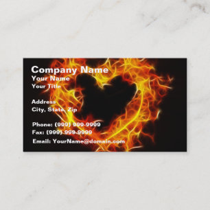 Carte De Visite Amour du feu