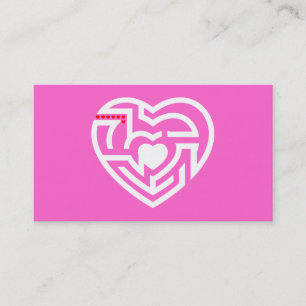 Carte De Visite amour labrynth