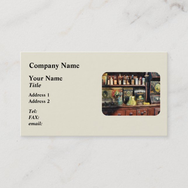 Carte De Visite Ampoule en laiton et épices (Devant)
