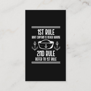 Carte De Visite Amusant bateau capitaine Humour Mari accro à la v