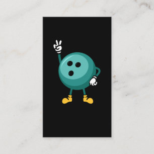 Carte De Visite Amusant Bowling Ball Strike Humour de Bowler