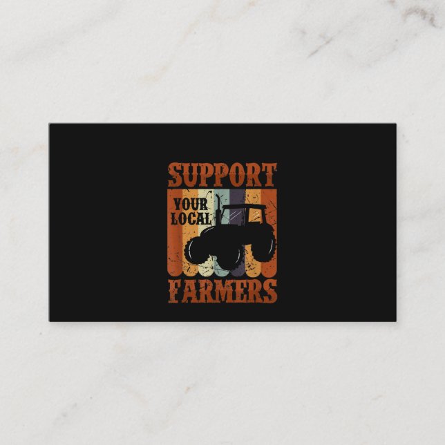 Carte De Visite Amusant Gift Farmer Poulet Ferme de chèvre Cadeau (Devant)