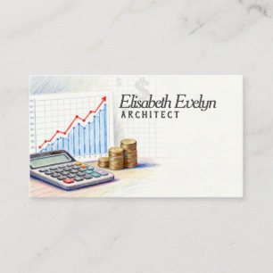Carte De Visite Analyse financière pour la croissance des entrepri