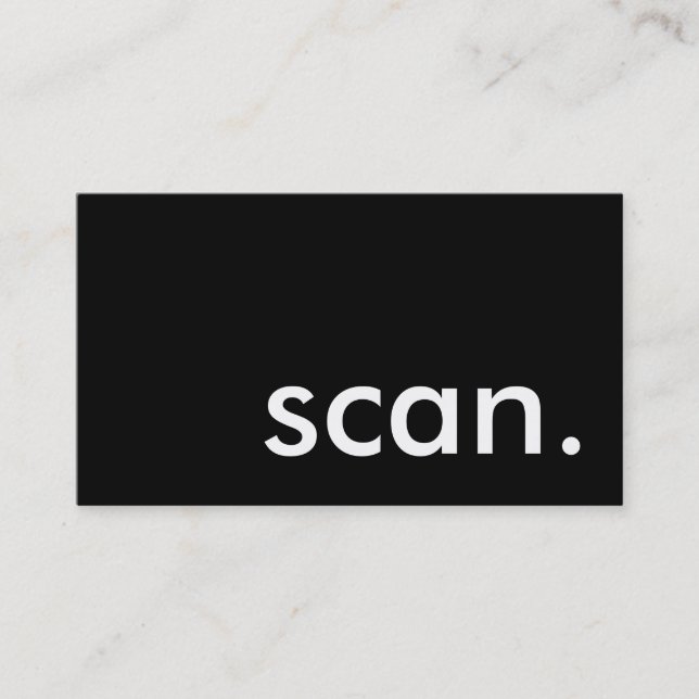 Carte De Visite analyser. (Devant)