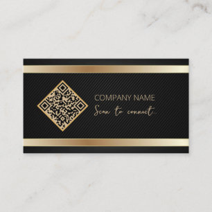 Carte De Visite Analyser Pour Connecter Le Code QR Des Médias Soci