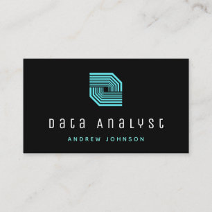 Carte De Visite Analyste de données Technologie de l'information W
