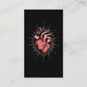 Carte De Visite Anatomie cardiaque Anatomie Art Cardiologie