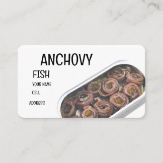 Carte De Visite Anchois en boîte  