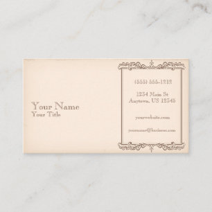 Carte De Visite Ancien papier