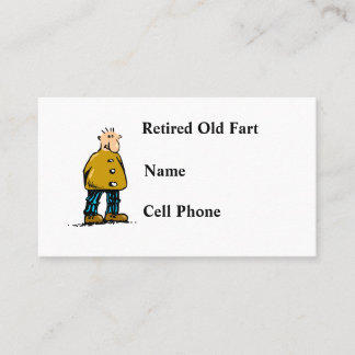 Carte De Visite Ancien père retraité