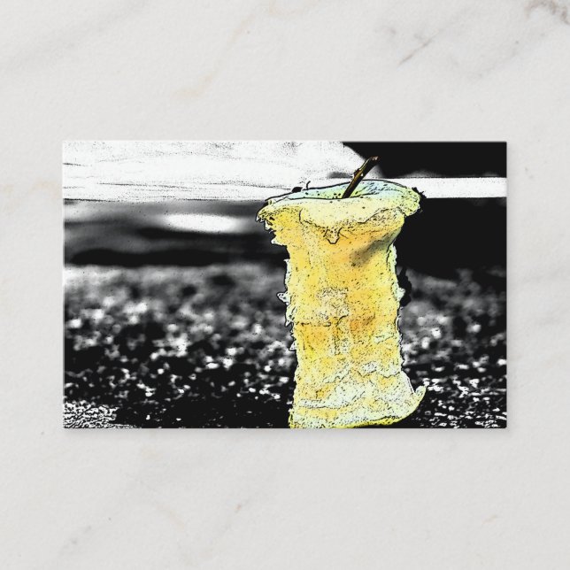 Carte De Visite Ancienne pomme (Devant)