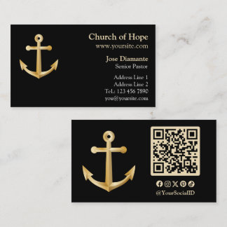 Carte De Visite Ancre
