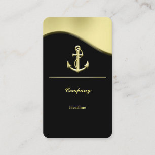 Carte De Visite Ancre d'or