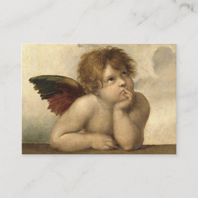 Carte De Visite Ange 1 de Raphael (Devant)