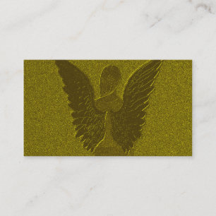 Carte De Visite Ange gardien d'or