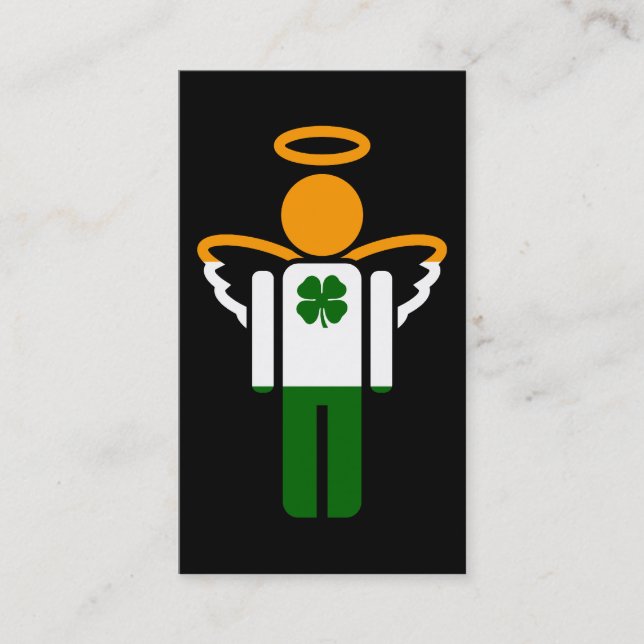 Carte De Visite ange irlandais (Devant)
