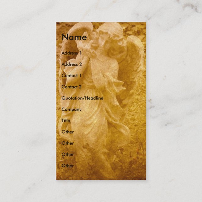 Carte De Visite Angel (Devant)
